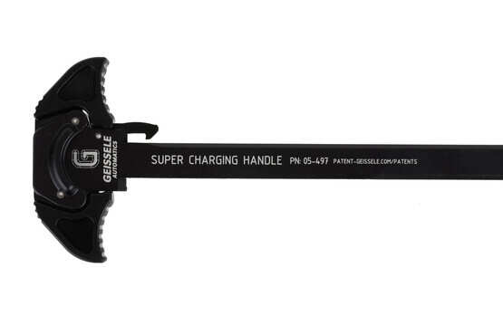 The Geissele Automatics super charging handle features larger latches